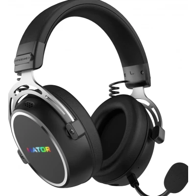 Afbeelding van HATOR Hypergang 3 Wireless Noise Cancelling RGB Gaming Headset Zwart