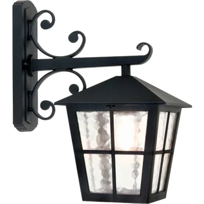 Afbeelding van Elstead Lighting LED Wand Buitenlamp Canterbury 1X E27 Max 60W Dimbaar Black