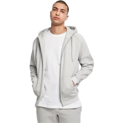 Afbeelding van Urban Classics Sweater met rits, Heren, Maat: Small, Lightasphalt