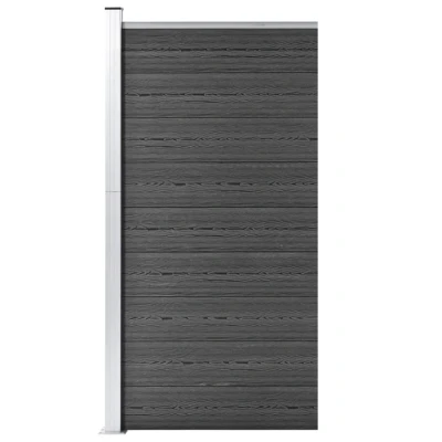 Afbeelding van Schuttingpaneel 95x186 cm HKC zwart