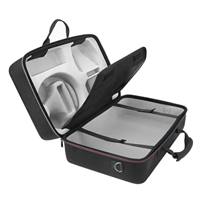 Afbeelding van Draagtas voor PS5, compatibel met PS5 schijf/digitale editie, harde draagkoffer schouderriem console &amp; controller headset kabel schijf
