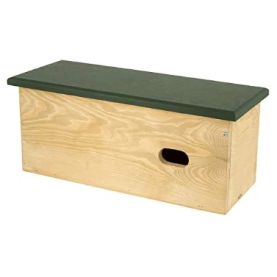 Afbeelding van Wildbird Nestkast Gierzwaluw Tulun Broeden 46x18x19.5 cm Bruin Groen