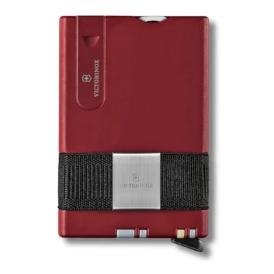 Afbeelding van VICTORINOX Smart Card Wallet, 2 in 1 portemonnee met multitool, 10 functies, Swiss Made, kaartenetui, incl. geldband, iconic Red (rood)