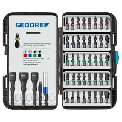 Afbeelding van Gedore 666 045 Bitset 45 delig 1/4 (6.3 mm)