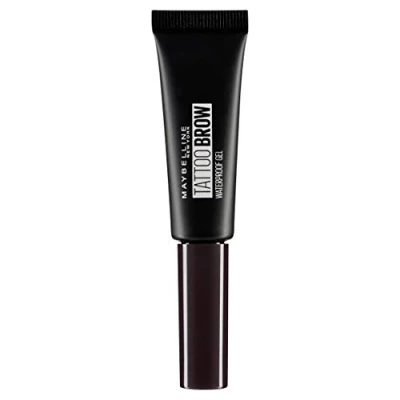 Afbeelding van Maybelline New York Wenkbrauwgel, Tattoo Brow Waterproof nr. 08 Zwart, 5 ml