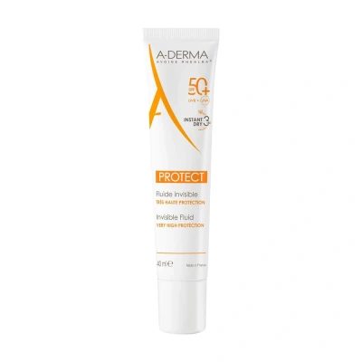 Afbeelding van Gezichtszonnecrème A Derma Protect Fluide Invisible SPF 50+ (40 ml)