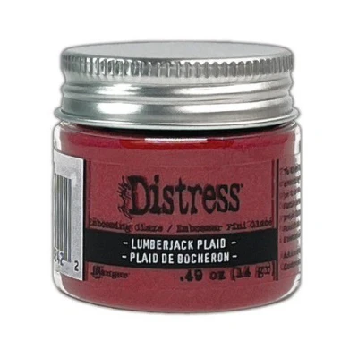 Afbeelding van Ranger Distress Embossing Glaze Lumberjack plaid TDE82422 Tim Holtz (10 22)