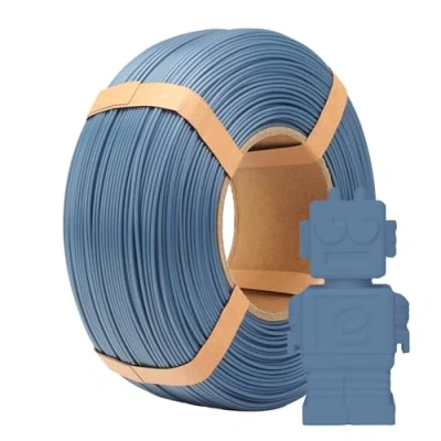 Afbeelding van eSUN PLA Navulfilament 1,75mm, Spoolless 3D Printing Filament Maatnauwkeurigheid +/ 0,05mm, 1KG Spoel (2.2 LBS) Snel voor Hoge Snelheid Printers (Grijs, 1KG)