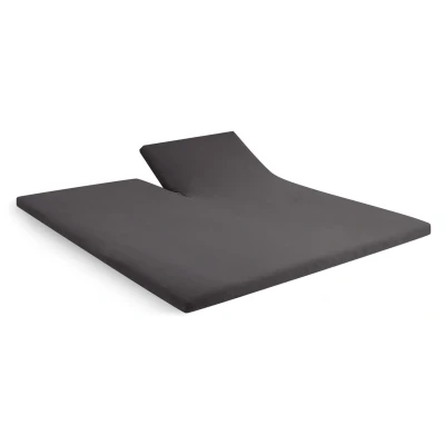 Afbeelding van Beter Bed Select Hoeslaken Jersey voor splittopper 180 x 200/210/220 cm Antraciet