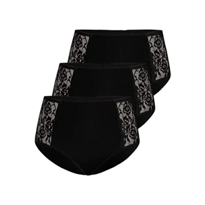 Afbeelding van Teyli 3 PACK Slip, Dames, Maat: XS, Black