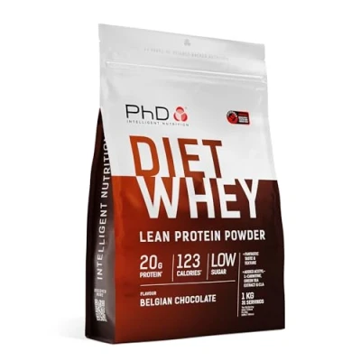 Afbeelding van PhD Diet Whey Belgian Chocolate (1000 gr)