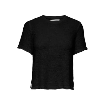 Afbeelding van Onlsunny S/S Pullover Knt Noos, zwart, XXS