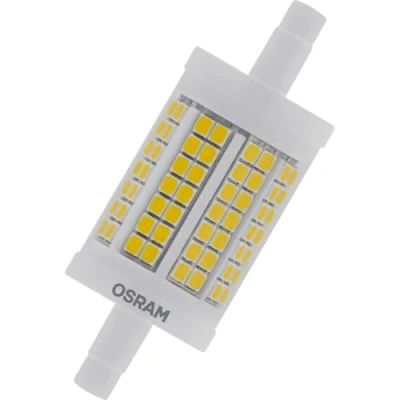 Afbeelding van Osram led lineair helder dimbaar r7s 1521lm 11w 2700k 55ma straling 360graden wit ip20 dxl 28x78mm 4058075432536