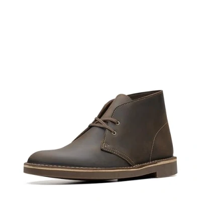 Afbeelding van Clarks Heren Bushacre 2 Chukka laarzen, donkerbruin, 45 EU Breed