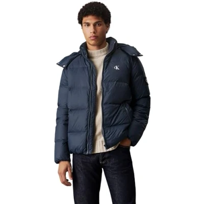Afbeelding van Calvin Klein Jeans Essentials Jacket Gewatteerde jas, Heren, Maat: XS, Ink