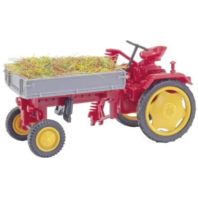 Afbeelding van Mehlhose 210005002 H0 Landbouwmachine Tractor RS 09 met laadbak vol hooi