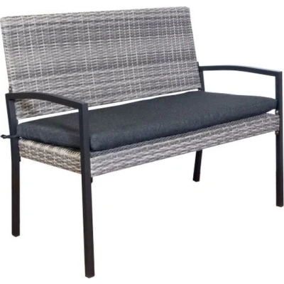 Afbeelding van Sens Line York tuinbank 118 cm 2 zits Grijs