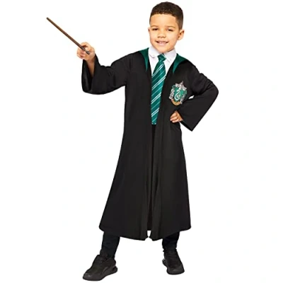 Afbeelding van (PKT) (9912515) Child Slytherin School Robes (10 12 jaar)
