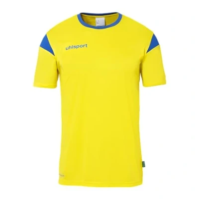 Afbeelding van Uhlsport Squad 27 Shirt Korte Mouw Kinderen Geel / Royal Maat: 164