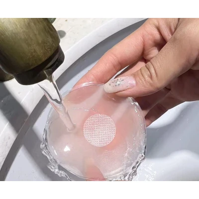 Afbeelding van CVD® Tepelcovers Set van 1 Paar Tepelbedekkers Siliconen Tepelpads Herbruikbaar Tepelplakkers Onzichtbaar Tepelstickers Blank