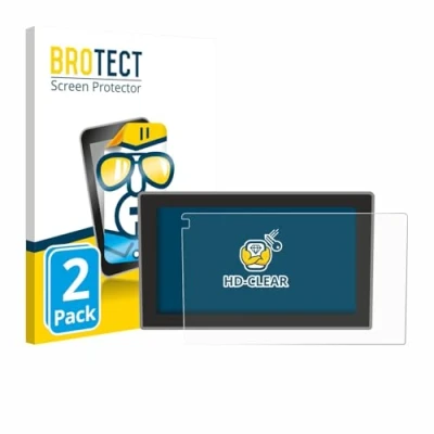 Afbeelding van BROTECT Screenprotector voor Dacia Duster Infotainment System (2011) Folie Beschermfolie transparant (2 Stuks)