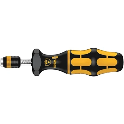 Afbeelding van Wera 7440 Kraftform ESD instelbare draaimomentschroevendraaier met Rapidaptor snelwisselhouder, 1/4 inch, 0,3 1,2 Nm