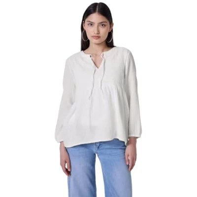 Afbeelding van Street One Studio MIT Stickerei Blouse, Dames, Maat: 42, Weiß