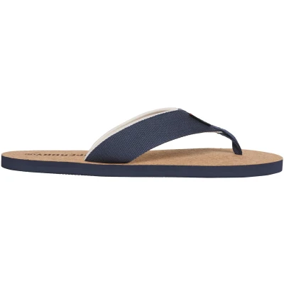 Afbeelding van Superdry Mannen Kurken Teenslippers met Print Blauw Grootte: 10 11
