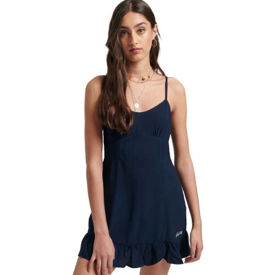 Afbeelding van Superdry Vintage CAMI MINI Jurk, Dames, Maat: 44, Eclipse navy