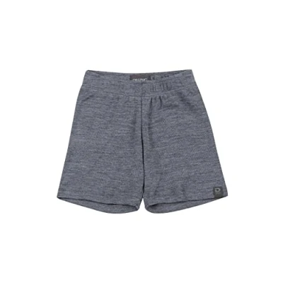 Afbeelding van DILLING Kindershort Van Merinowol Blauwgraniet melange 110 116