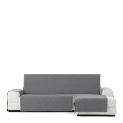 Afbeelding van Eysa Rabat practica chaise longue hoes 290cm., kleur 06/donkergrijs, rechts vooraanzicht
