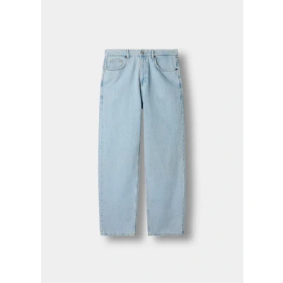 Afbeelding van Burocs Baggy Fit Jeans Vintage Blue Heren 5 Pocket Style Met YKK ritssluiting 100% Katoen, blauw (vintage blauw), 31W / 32L