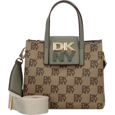 Afbeelding van DKNY Satchel Handtas, Dames, Maat: One Size, Olive