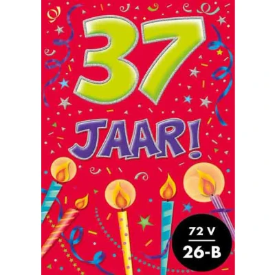 Afbeelding van Kaart That funny age 37 jaar AT1033 D