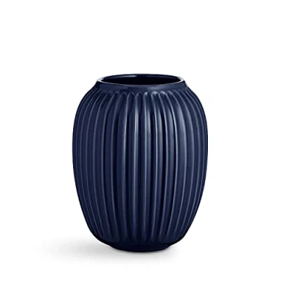 Afbeelding van Kähler Design Hammershøi Vaas Hoogte 20 cm Indigo Blauw