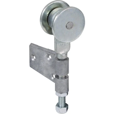 Afbeelding van Henderson Hangrol deurdikte 45 55 mm gemaakt van staal voor houten vouwdeuren max 70 KG eindhangrol