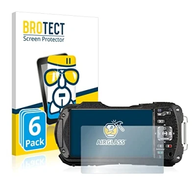 Afbeelding van BROTECT Screenprotector voor Ricoh WG 80 Folie Beschermfolie Beschermglas transparant (6 Stuks)