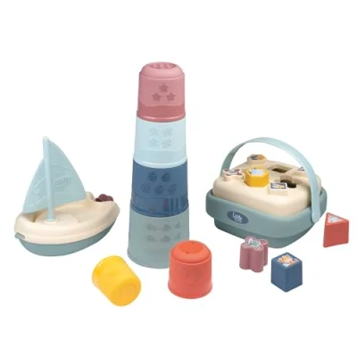 Afbeelding van Smoby Speel en bad Magic Tower mand van vormen zeilboot vanaf 12 maanden 7600140104
