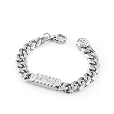 Afbeelding van Philipp Plein PJTEA03BL Armband Heren 22cm GOTHIC TAG