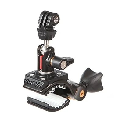Afbeelding van iSHOXS Cobra Pro Fietshouder voor GoPro Hero 11, 10, 9, Session, DJI Osmo, Apexcam, Akaso en compatibele actiecamera&#039;s, stabiel flexibel aluminium, klembereik 15 50 mm
