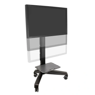 Afbeelding van Ergotron 24 192 085 Neo Flex Mobile MediaCenter UHD TV wagen Constant Force technologie, In hoogte verstelbaar 127,0 cm (50) 165,1 (65) Kantelbaar,