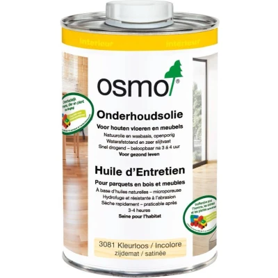 Afbeelding van Osmo Onderhoudsolie 3081 Zijdemat 2,5 Liter Vloer Olie Parket Hout
