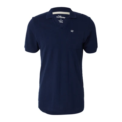 Afbeelding van s.Oliver regular polo donkerblauw