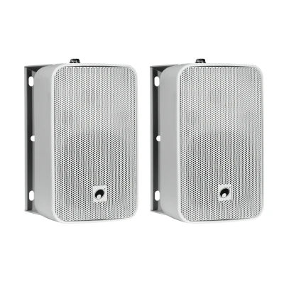 Afbeelding van Omnitronic ODP 204T Installatie Speaker voor binnen en buiten 100V Wit set van 2