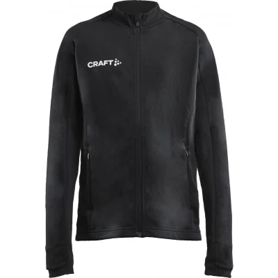 Afbeelding van Craft Evolve Full Zip Sportvest Maat 140 Unisex zwart