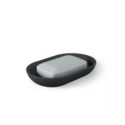 Afbeelding van Umbra Zeepbakje Junip Ovaal Zwart 14x9x3cm