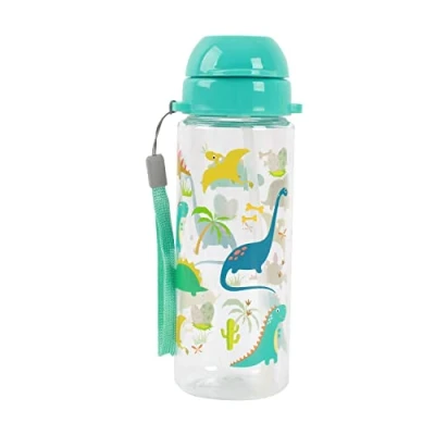 Afbeelding van IDRINK® 400 ml drinkfles kinderen met rietje (DINO)