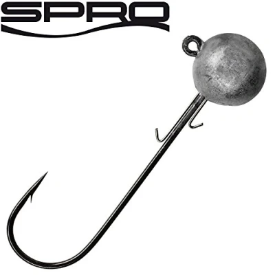 Afbeelding van Spro Jighead HD Zeehaak jigkoppen voor rubbervissen, jighaken rubberen aas, loodkop zeevissen, loodkoppen jigs, maat/gewicht/verpakkingsinhoud:Gr. 6/0/40g/3 stuks