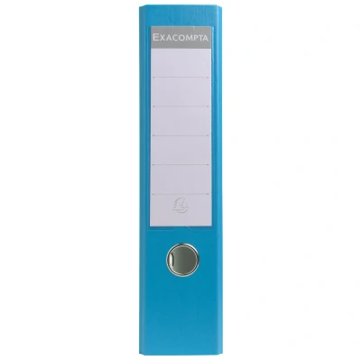 Afbeelding van Exacompta ref. 918412B 1 Ordner met hefboom A4 80 mm rug mechaniek Afmetingen: 32 x 29 8 cm Formaat Kleur : Lichtblauw