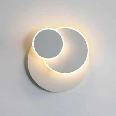 Afbeelding van DELIPOP wandlamp, 15 W, led, creatief, 3 in 1, robuuste bescherming, binnen, modern, eenvoudig, woonkamer, oprit, balkon, led lamp, chroom, slaapkamer, hoofdeinde